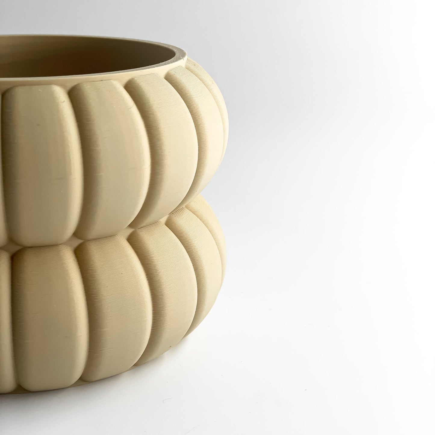 Planter Pot, Minimalist Olive Scandinavian Lifestyle Decor, Indoor Succulent Vessel