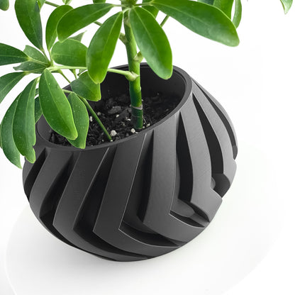 Modern Minimalist Planter, Indoor Herb Container, Succulent Holder, Decorative Pot, Home Office Desk Display