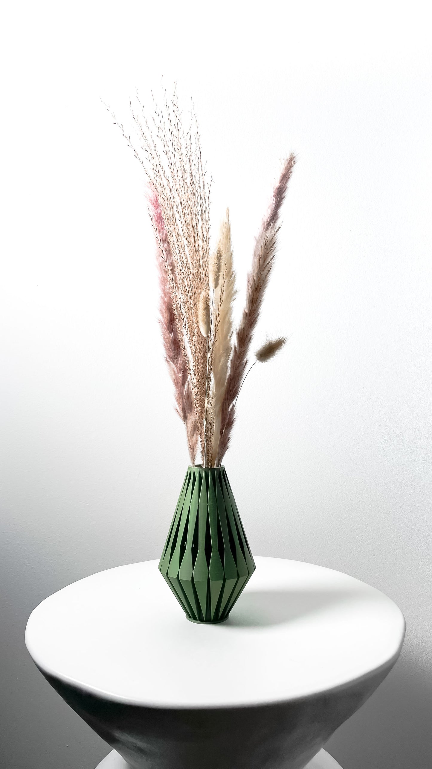 Flower Vase, Sculptural Tabletop Planter, Mantel Accent, Nordic Contemporary Minimalist
