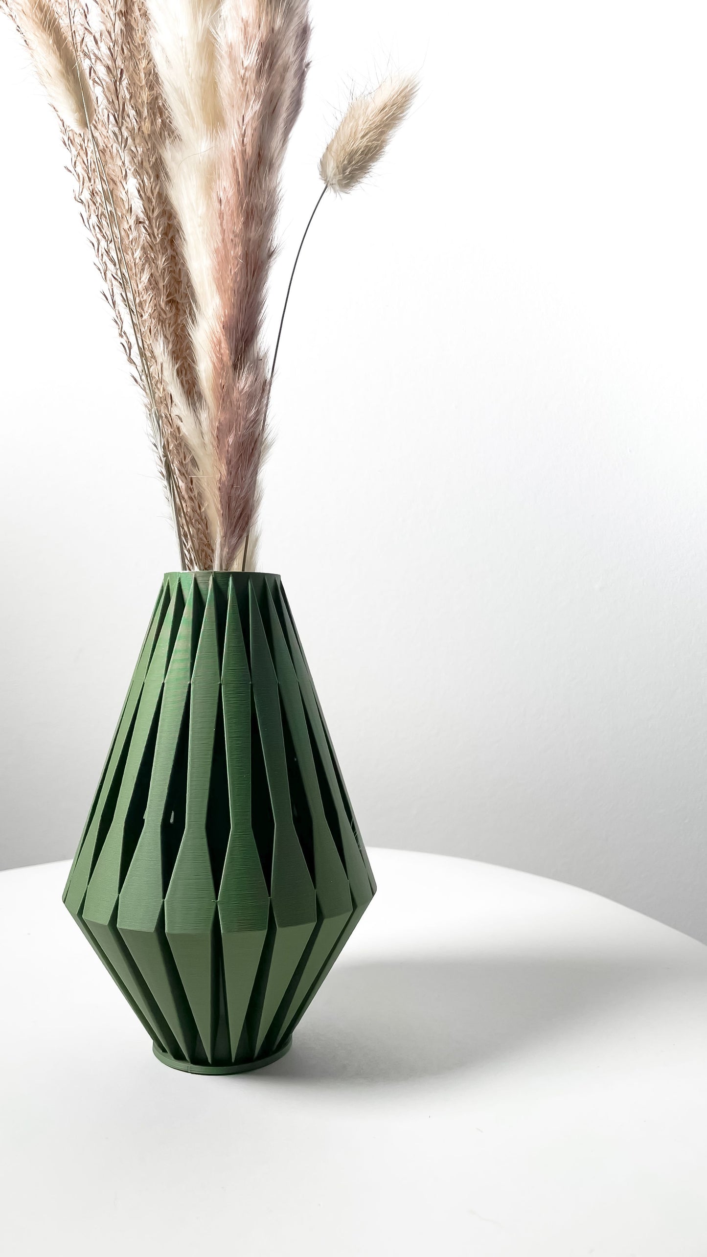 Flower Vase, Sculptural Tabletop Planter, Mantel Accent, Nordic Contemporary Minimalist