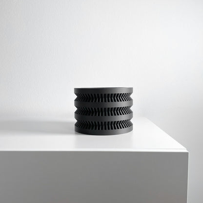 Modern Planter Pot, Scandinavian Succulent Vessel, Elegant Desktop Organizer Accent