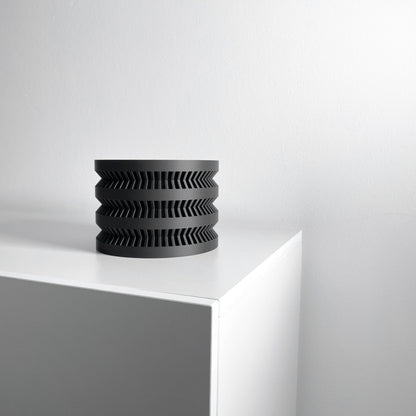 Modern Planter Pot, Scandinavian Succulent Vessel, Elegant Desktop Organizer Accent