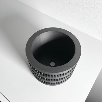 Modern Planter Pot, Scandinavian Succulent Vessel, Elegant Desktop Organizer Accent