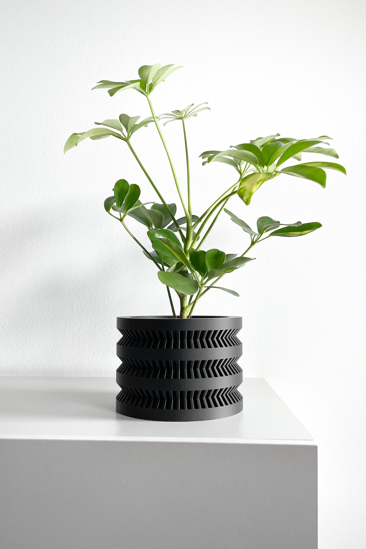 Modern Planter Pot, Scandinavian Succulent Vessel, Elegant Desktop Organizer Accent