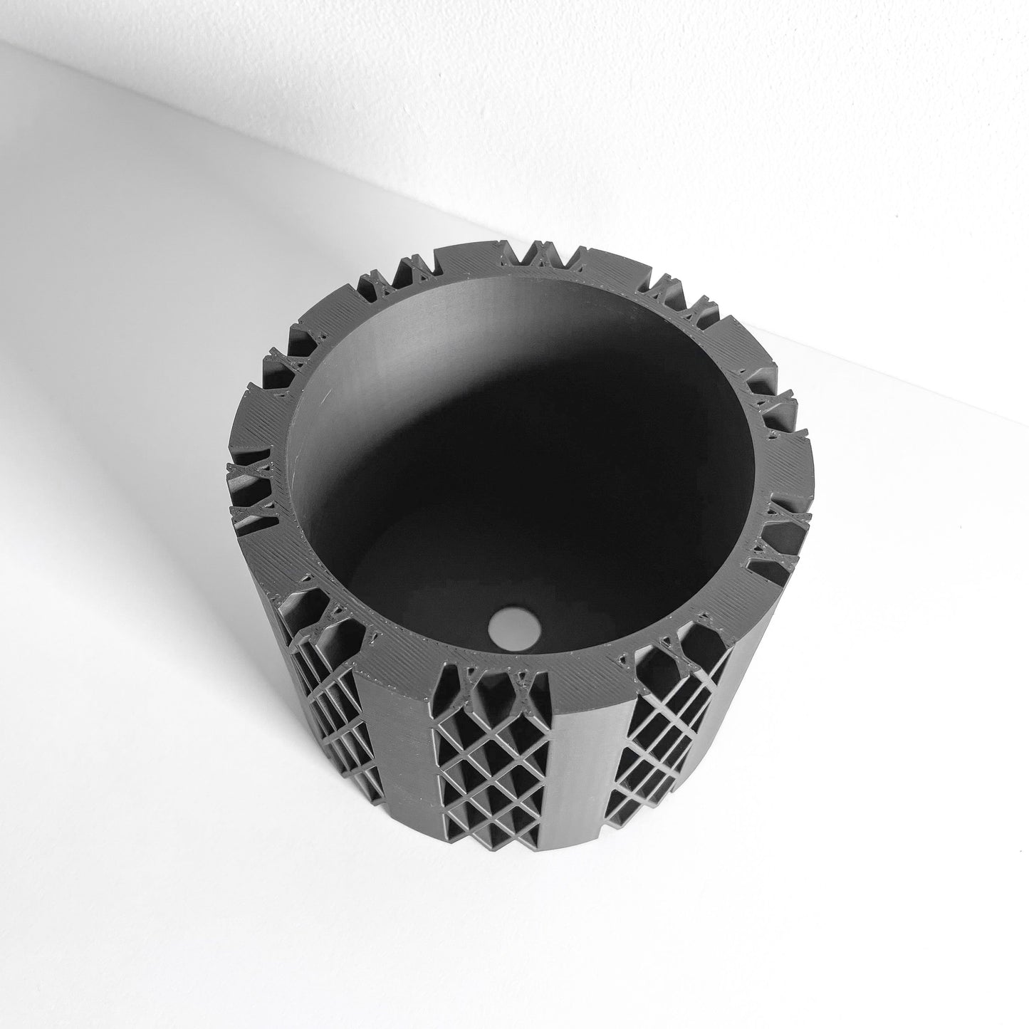 Planter Pot, Geometric Succulent Holder, Modern Desk Organizer, Scandinavian Decoration