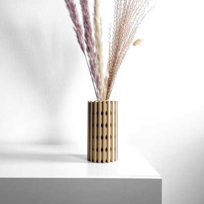 Vase, Geometric Modern Accent, Tabletop Mantel Organizer, Desktop Elegant Planter