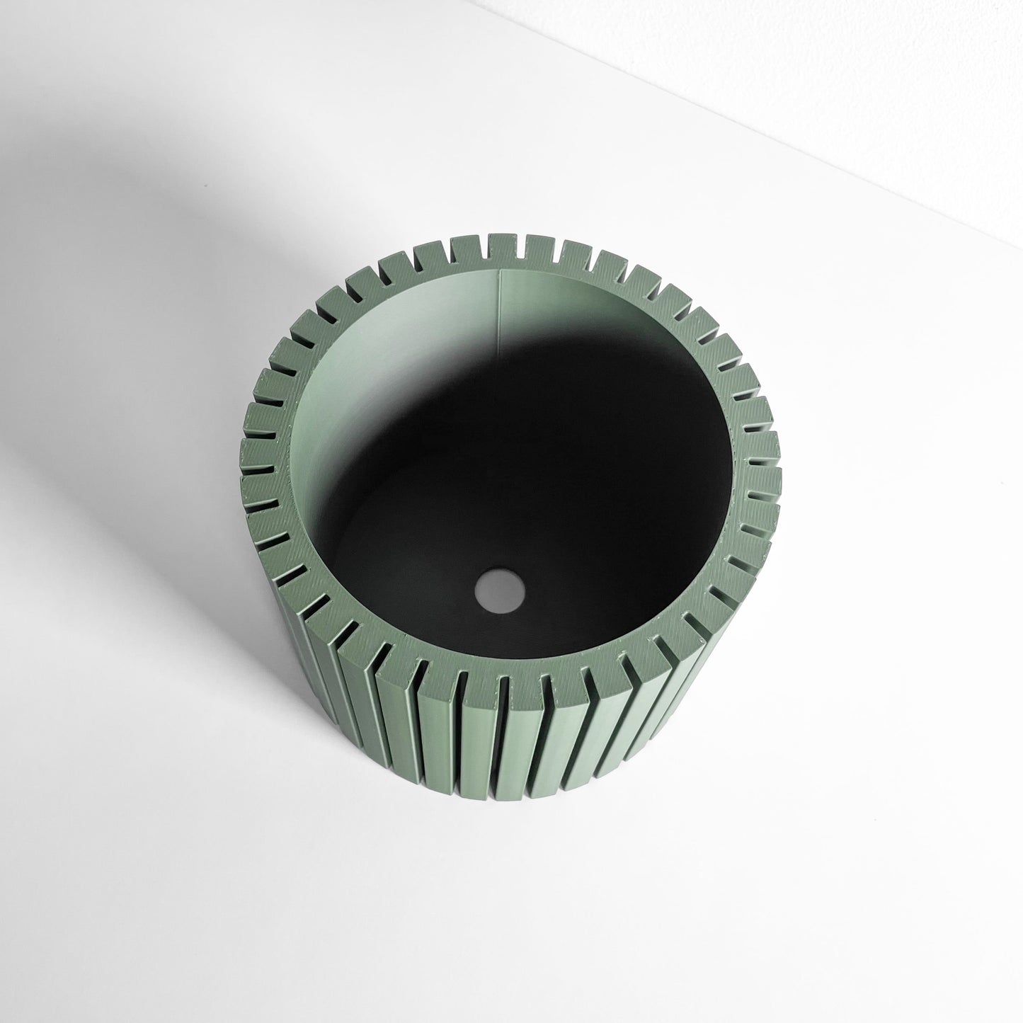 Succulent Planter, Sculptural Indoor Vessel, Geometric Desk Organizer, Herb Holder