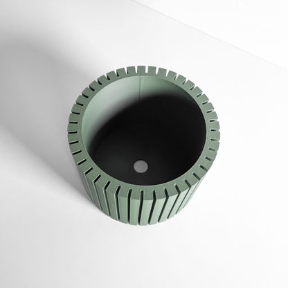 Succulent Planter, Sculptural Indoor Vessel, Geometric Desk Organizer, Herb Holder