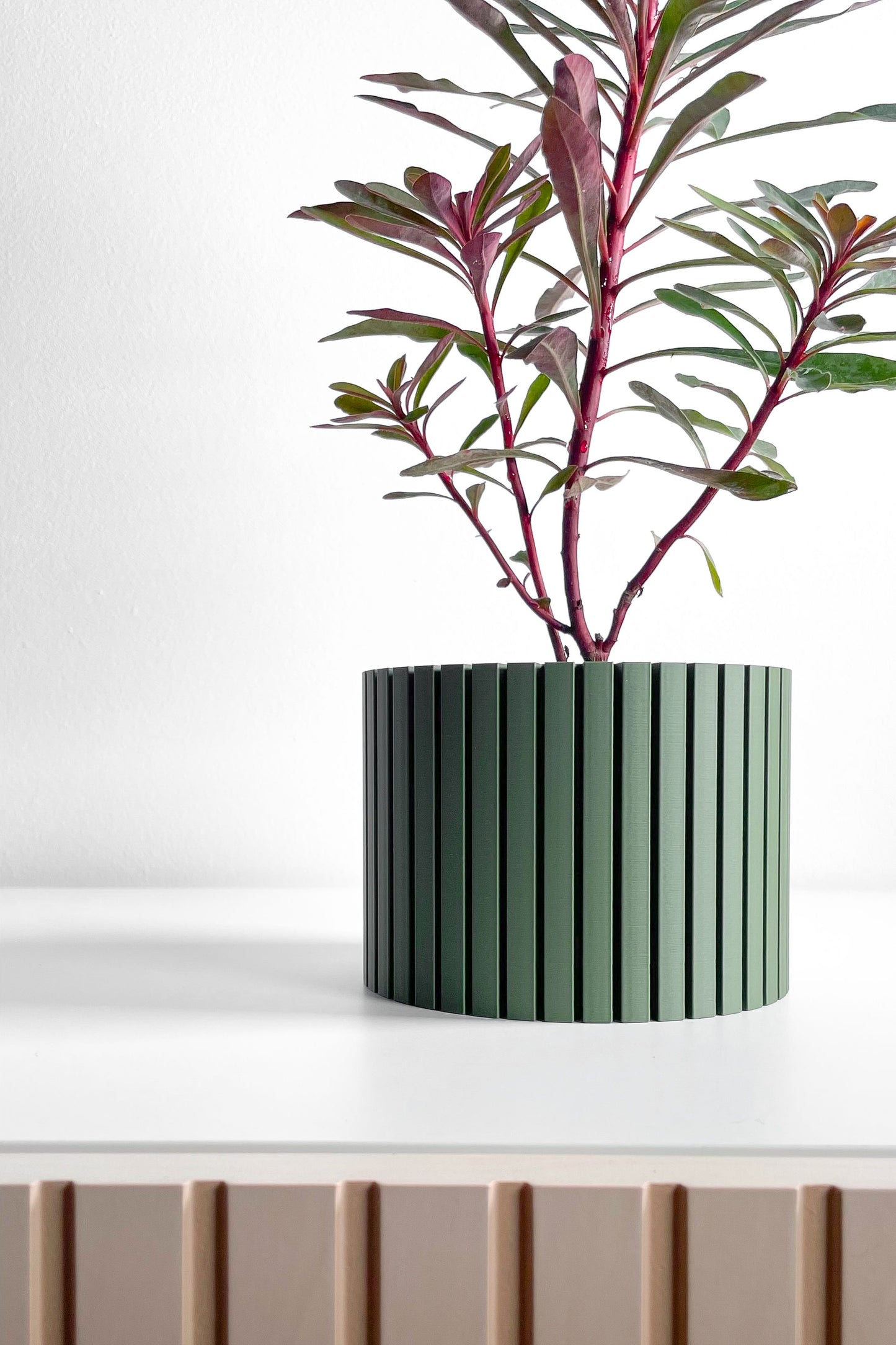 Succulent Planter, Sculptural Indoor Vessel, Geometric Desk Organizer, Herb Holder