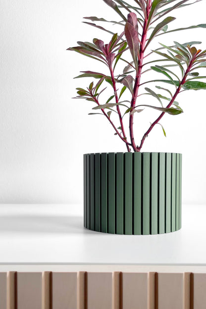 Succulent Planter, Sculptural Indoor Vessel, Geometric Desk Organizer, Herb Holder