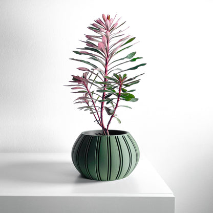 Japandi Style, Geometric Planter Pot, Stylish Succulent Holder, Indoor Herb Container, Desk Organizer, Minimalist