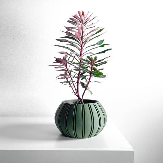 Japandi Style, Geometric Planter Pot, Stylish Succulent Holder, Indoor Herb Container, Desk Organizer, Minimalist