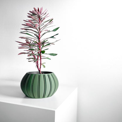 Japandi Style, Geometric Planter Pot, Stylish Succulent Holder, Indoor Herb Container, Desk Organizer, Minimalist