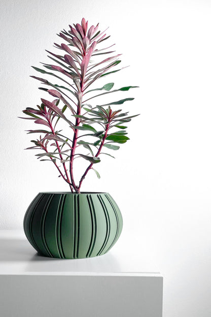 Japandi Style, Geometric Planter Pot, Stylish Succulent Holder, Indoor Herb Container, Desk Organizer, Minimalist