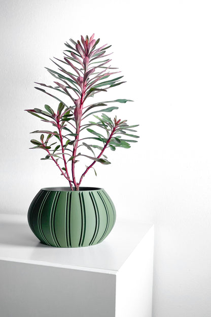 Japandi Style, Geometric Planter Pot, Stylish Succulent Holder, Indoor Herb Container, Desk Organizer, Minimalist