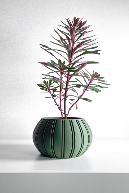 Japandi Style, Geometric Planter Pot, Stylish Succulent Holder, Indoor Herb Container, Desk Organizer, Minimalist