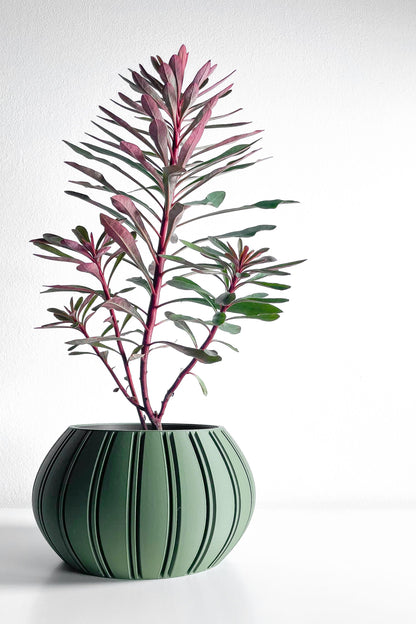 Japandi Style, Geometric Planter Pot, Stylish Succulent Holder, Indoor Herb Container, Desk Organizer, Minimalist