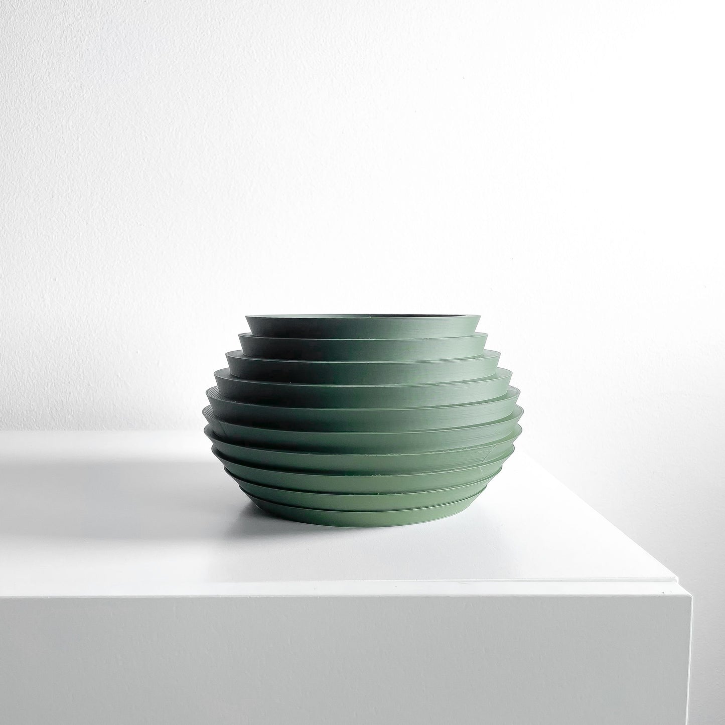 planter pot, sculptural architectural tabletop succulent desktop herb vessel, contemporary