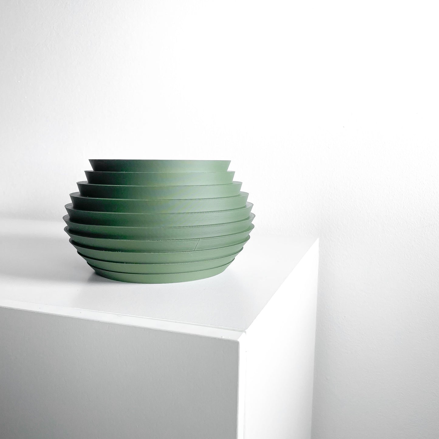 planter pot, sculptural architectural tabletop succulent desktop herb vessel, contemporary