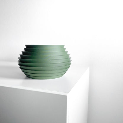 planter pot, sculptural architectural tabletop succulent desktop herb vessel, contemporary