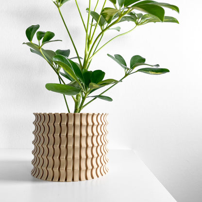 Planter Pot, Sculptural Indoor Planter, Succulent Container, Simple Workspace Living Minimalist Desk Flower Organizer