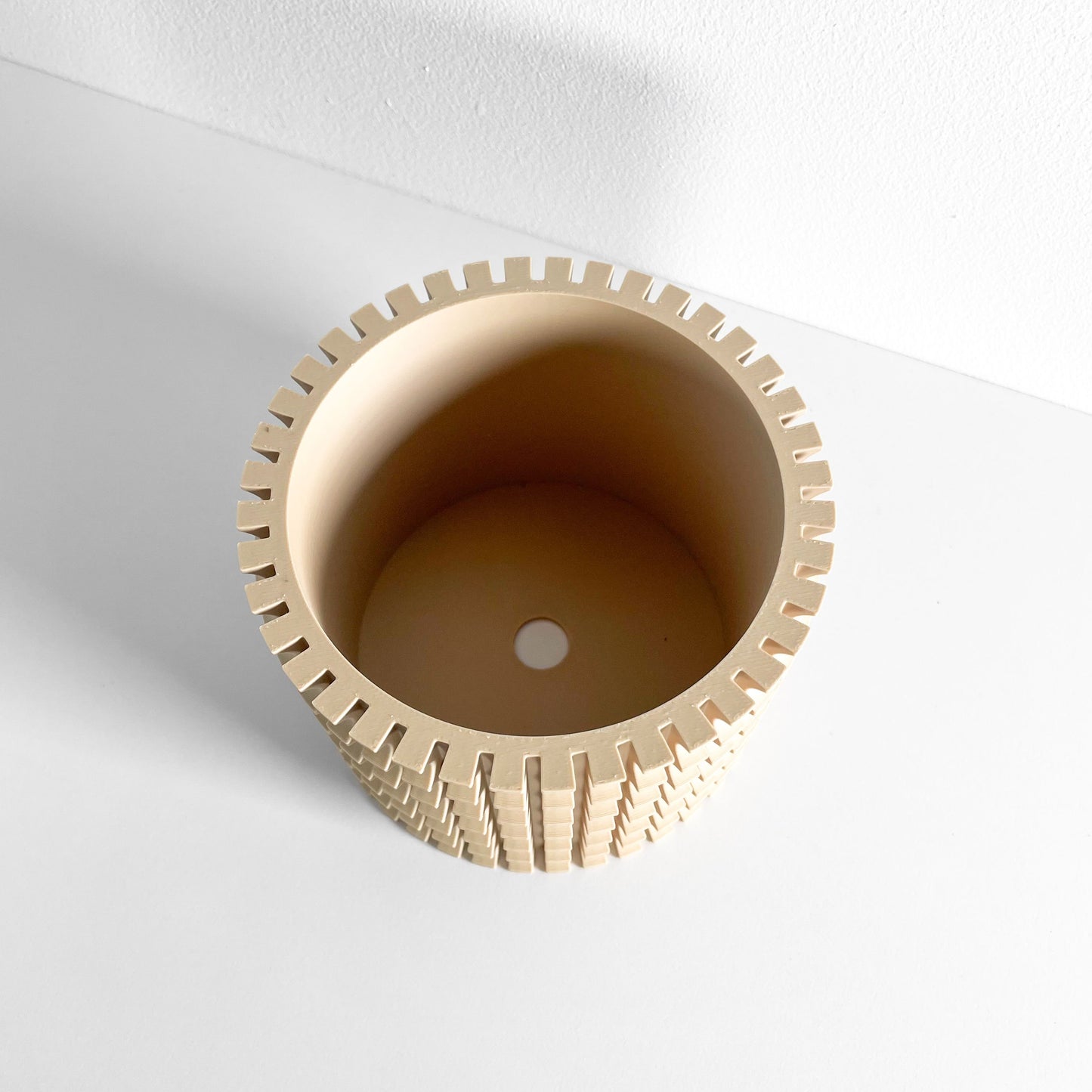 Planter Pot, Sculptural Indoor Planter, Succulent Container, Simple Workspace Living Minimalist Desk Flower Organizer