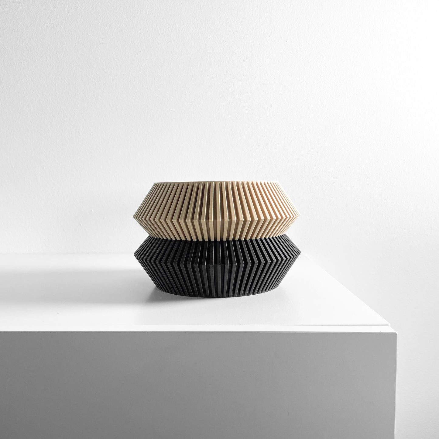 Geometric Artistic Planter Pot, Sculptural Succulent Vessel, Stylish Herb Container, Original Desk Accent, Nordic