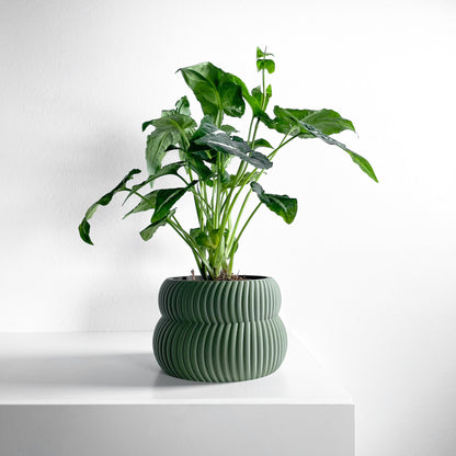 Planter Pot Set, Modern Indoor Succulent Holder, Sculptural Minimalist Organizer