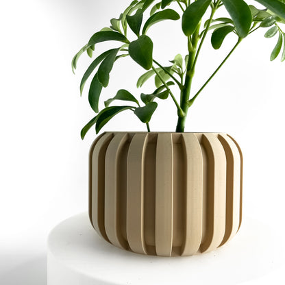 Planter Pot, Succulent Vessel, Indoor Plant Holder, Workspace Organizer Minimalist