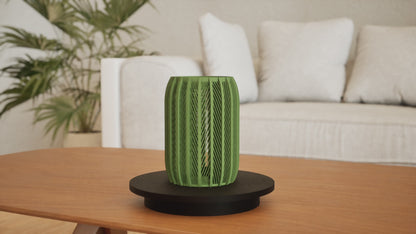 sculptural vase, minimalist centerpiece, table accent, contemporary styling, modern display