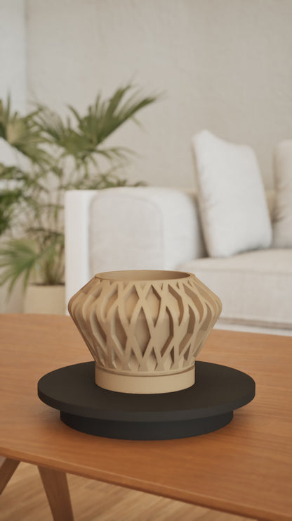 planter pot, indoor succulent container, desktop organizer, contemporary plant decor