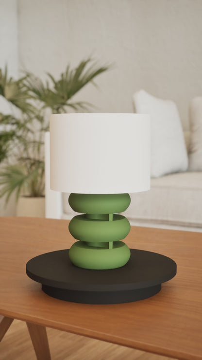 Table Lamp, Scandinavian Bedside, Minimalist Workspace Reading Light, Comforting Japandi