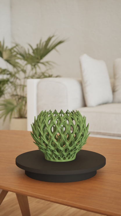 Pendant Light, Sculptural Shade Modern, Kitchen Island Diningroom Accentpiece Fixture