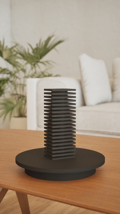 Minimalist Vase, Elegant Modern Flower Display, Table Centerpiece, Desk Organizer.