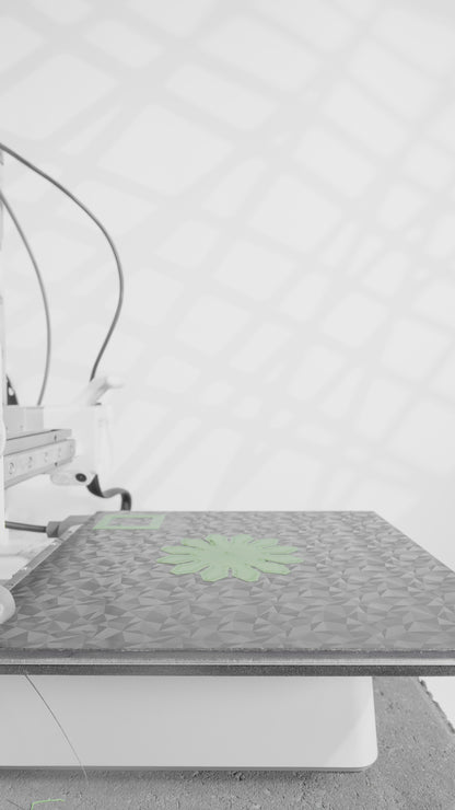 Stylish Artistic Vase, Contemporary Ripple Tabletop Flower Holder, Decorative StoneLookFinish Accent, Nordic Style, Geometric