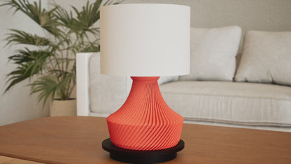 Modern Table Lamp, Minimalist Bedside Nightstand Light, Cozy Ambient AccentLighting