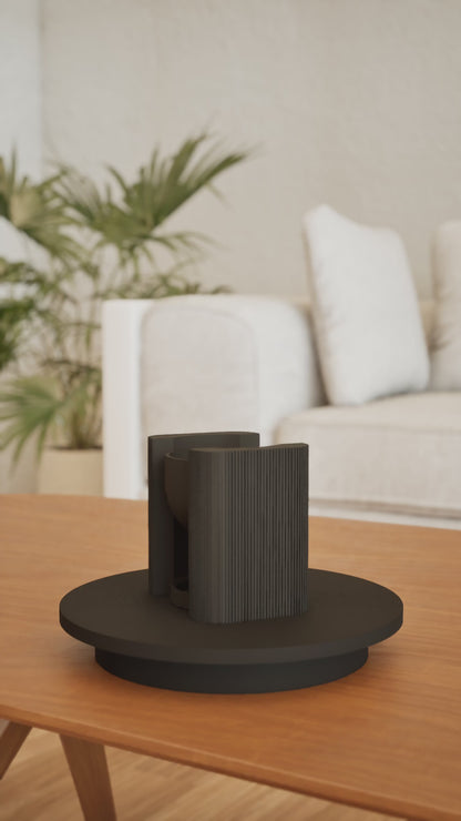 Planter Pot, Midcentury Organic Shelf Decor, Succulent Holder, Desktop Organizer