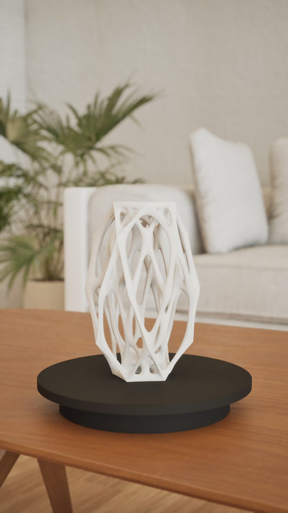 Geometric Vase, Mantis Sculptural Planter, Tabletop Accent, Desk Organizer, Contemporary