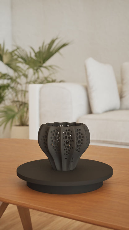 Unique Pendant Light, Artistic Hanging Kitchen Island Lamp, E26 Premium-Matte Fixture, Geometric Japandi Decor