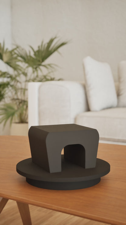 Plant Stand, Planter Riser, Minimalist Display, Mid Century Sculptural Pedestal.