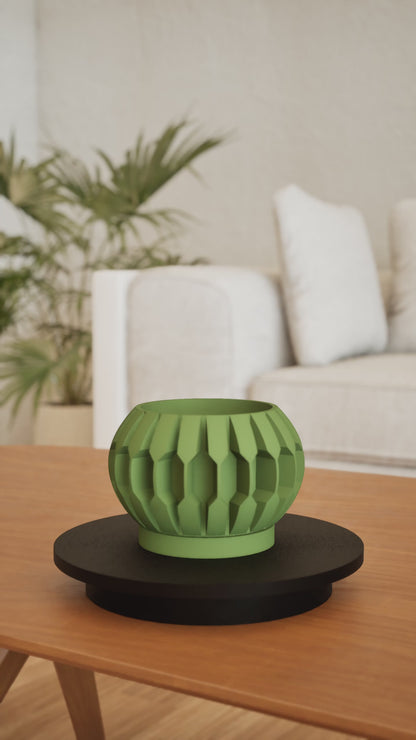 Indoor Planter, Succulent Holder, Desk Organizer, Herb Vessel, Contemporary Minimalist