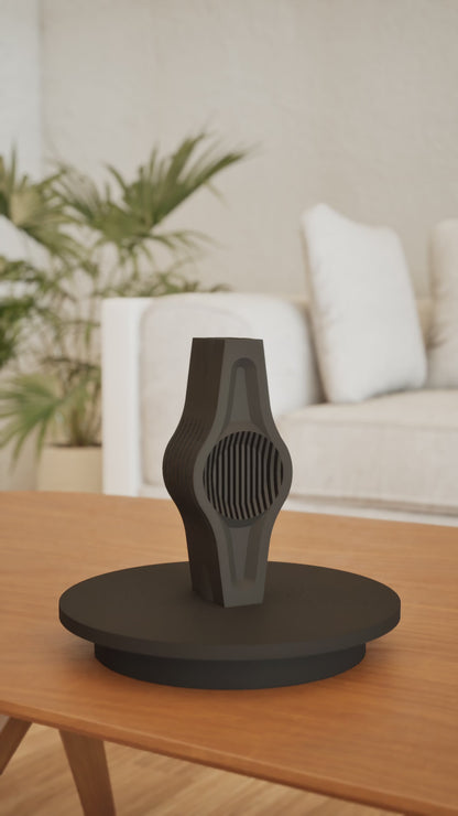 Sculptural Vase, Minimalist Home Decor, Seasonal Table Styling Centerpiece, Flower Holder, Occasion Display