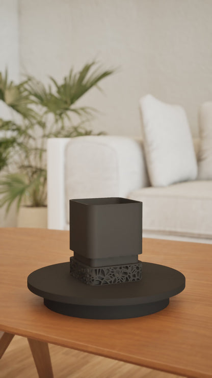 Planter Pot, Sculptural Desk, Herb Holder, Succulent Display, Contemporary Greenery