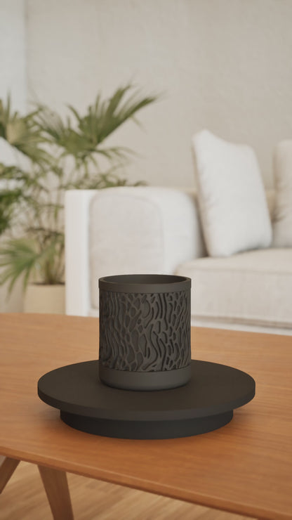 Modern Planter Pot, Geometric Houseplant Keeper, Stylish Statement Organizer, Art Deco, Minimalist Nordic Style