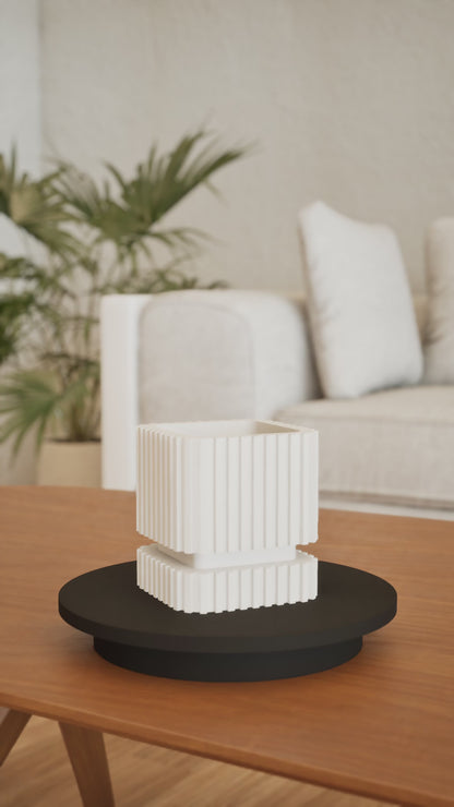 Succulent Planter, Indoor Herb Container, Desk Organizer, Minimalist Elegant Decor