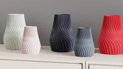 Artistic Twisted Spiral Vase, Nordic Style Desk Centerpiece, Stylish Contemporary Table Decor, Art Deco