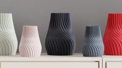 Artistic Twisted Spiral Vase, Nordic Style Desk Centerpiece, Stylish Contemporary Table Decor, Art Deco