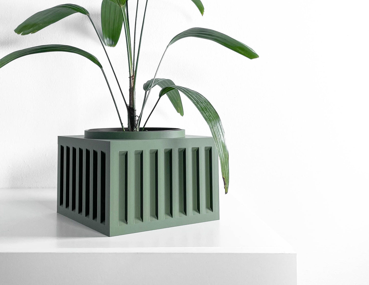 Planter Pot, Sculptural Desktop Succulent Container, Modern Table Accent Organizer, Creative Reading Nook