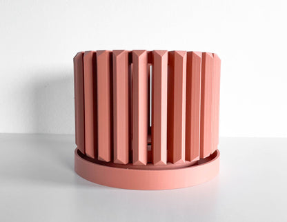 orchid planter, sculptural root view ventilated pot, breathable greenhouse aeration