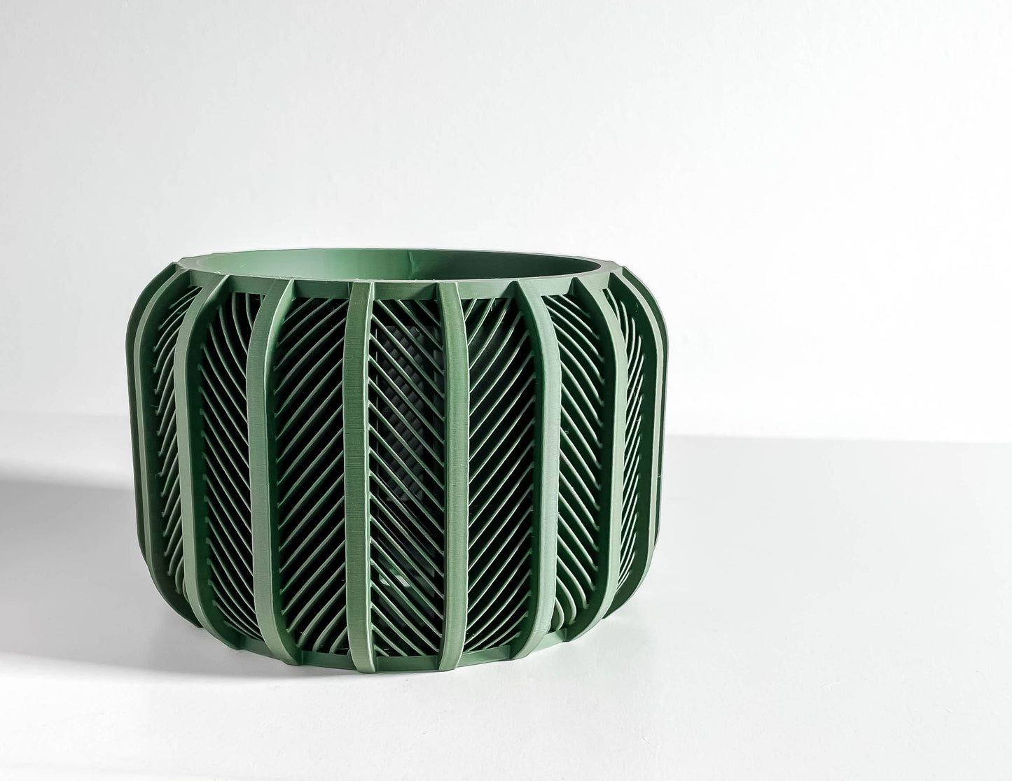 orchid pot, rootview planter, windowsill airflow display, artdeco desk organizer